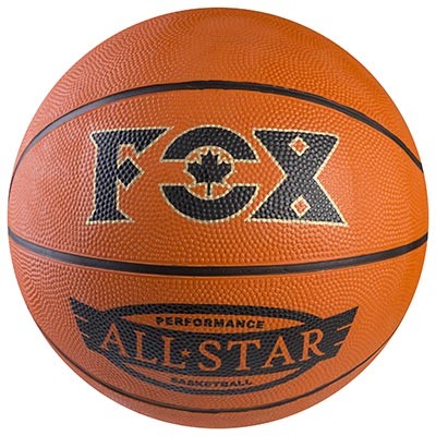 М'яч баскетбольний №7 гумовий, FOX AllStar, помаранчевий. Знижка від 20 шт.