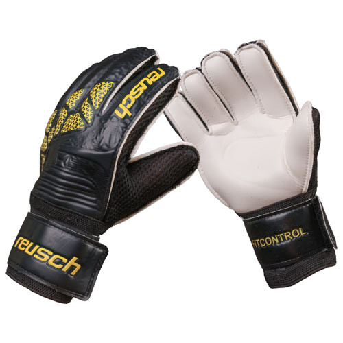 Воротарські рукавички Latex Foam REUSCH,  жовтий, розміри 8, 9.