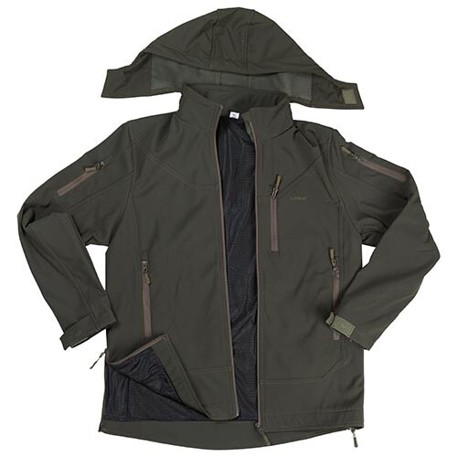 Тактична куртка Combat, Softshell, олива, розмір L.