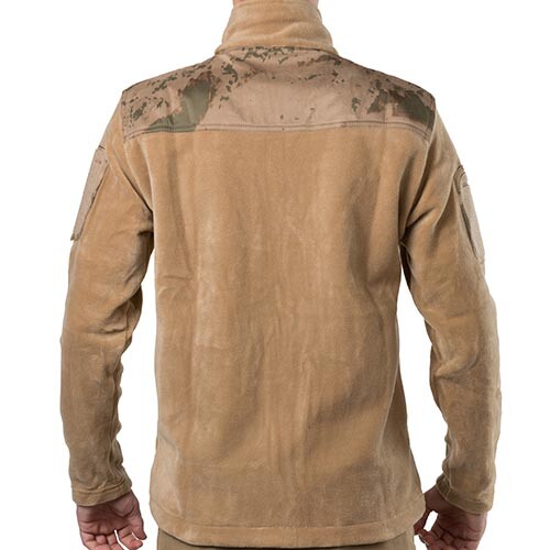 Куртка флісова Bikatex-4, койот, розм. XL, вставка на плечах.