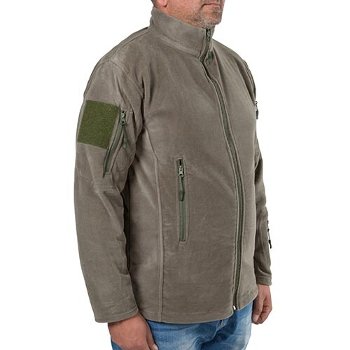 Куртка флісова Bikatex, олива, розм. 2XL, без вставки.