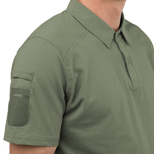 Футболка поло Combat, колір олива, розмір 2XL.