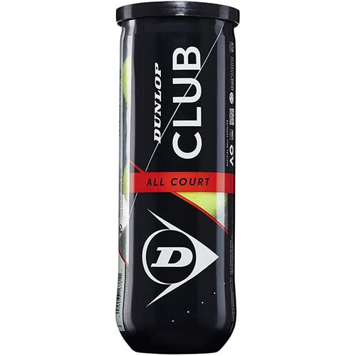 М'яч тенісний Dunlop CLUB AC, 3 шт.