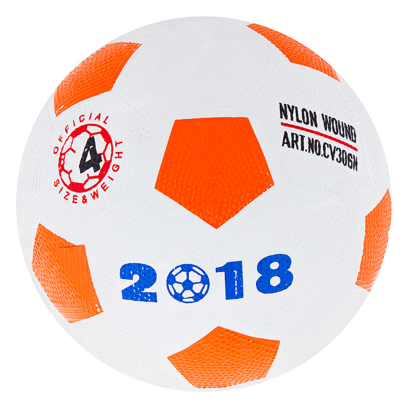М'яч футбольний гумовий №4 290г. Уцінка