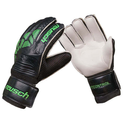 Воротарські рукавички Latex Foam REUSCH, зелений, розміри 6, 7, 8, 9.
