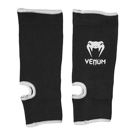 Гомілковостоп Venum, стяжка, чорний, 100, розміри S, M, L, пара