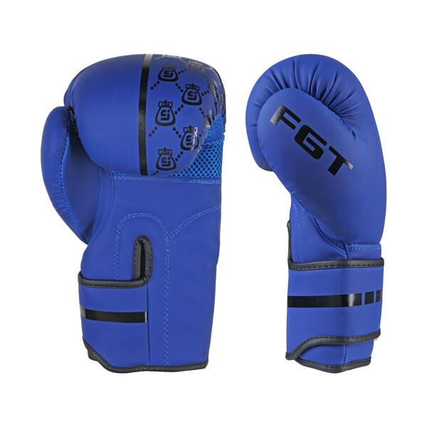 Боксерські рукавички FGT, 3310, 8oz, 10oz, 12oz, 14oz, синій.