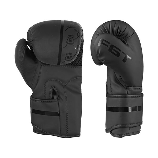 Боксерські рукавички FGT, 3310, 8oz, 10oz, 12oz, 14oz, чорний.