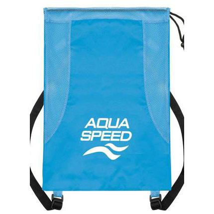 Сумка сітчаста Aqua Speed MESH BACK PACK, 51х36см, бірюзовий, чорний