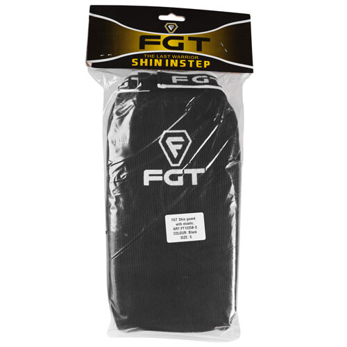 Захист ноги FGT, поліестер, еластан, чорний, липучка, розмір S, M, L, XL.