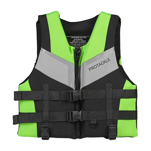 Рятувальний жилет jet ski, неопрен, розміри XL, 2XL, салатовий.