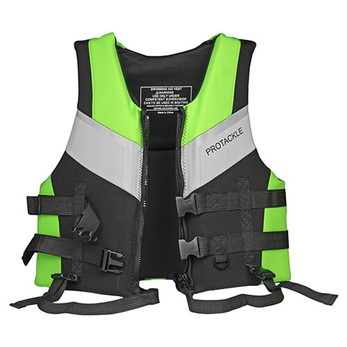Рятувальний жилет jet ski, неопрен, розміри XL, 2XL, салатовий.