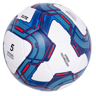 М'яч футбольний гібридний Ronex Elite, синій. Знижки.