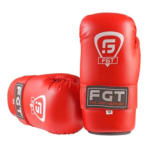 Рукавички FGT KungFu, ММА, 355DX, Flex, S, M,  червоний