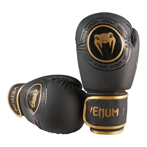 Боксерські рукавички Venum, DX-8825, 8oz, 10oz, 12oz, чорний.