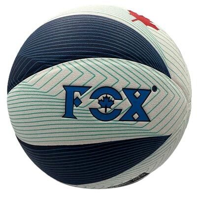 М'яч волейбольний FOX 0427, біло-синій. Знижка на ящик!
