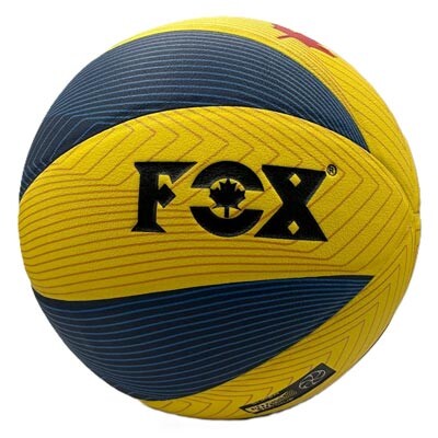 М'яч волейбольний FOX 0427, жовто-синій. Знижка на ящик!