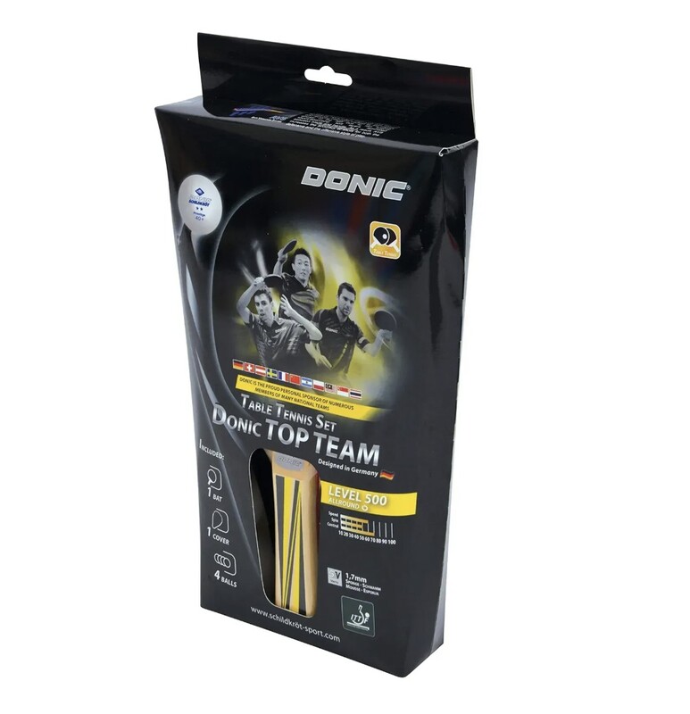 Ракетка для настільного тенісу Donic Top Team 500 Gift Set, набір.