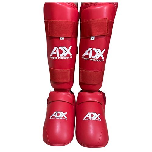 Захист ноги ADX, гомілка та стопа окремо, розмір L, червоний.