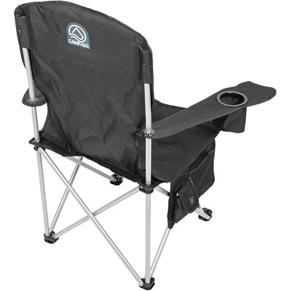 Складаний похідний стілець Camp&GO Heated Deluxe Quad з підігрівом.
