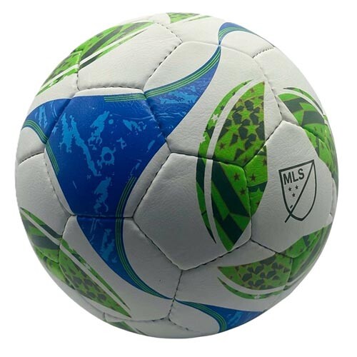 М'яч футбольний Grippy G-14 MLS PRO, білий/синій/зелений. Знижка від 50 шт.
