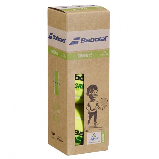 М'яч тенісний Babolat GREEN, 3 шт.