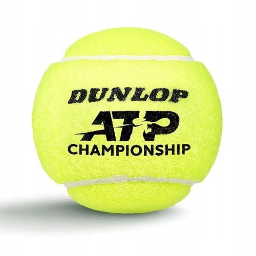 М'яч тенісний Dunlop ATP CHAMPIONSHIP, 3шт, пластик банка