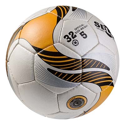 М'яч футбольний Grippy PRO GOLD Pearl, помаранчевий. Знижка від 50 шт.