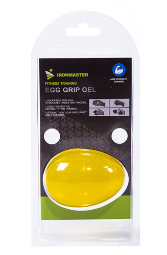 Еспандер кистьовий IronMaster, гель, овальний, IR97022.