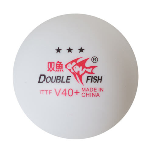 Кульки для настільного тенісу DoubleFish 3*, 6 шт, білий.
