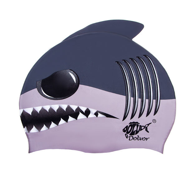 Шапочка для плавання силіконова Dolvor Shark SC12.