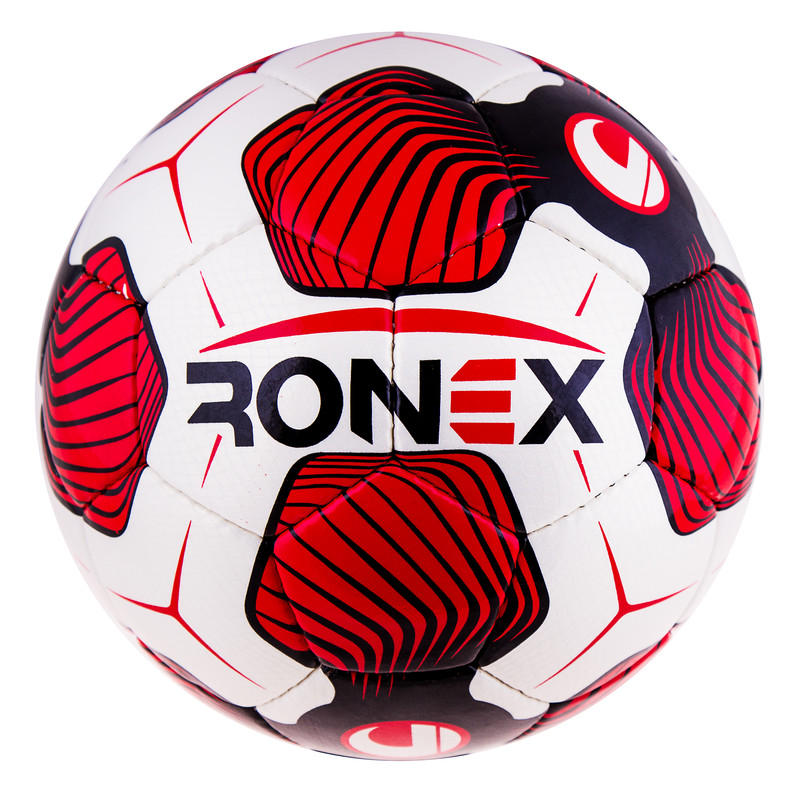 М'яч футбольний CordlySnake Ronex (UHL), червоний. Знижки.