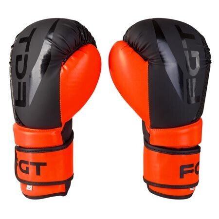 Боксерські рукавички FGT, Flex, 14oz, помаранчевий/чорний.