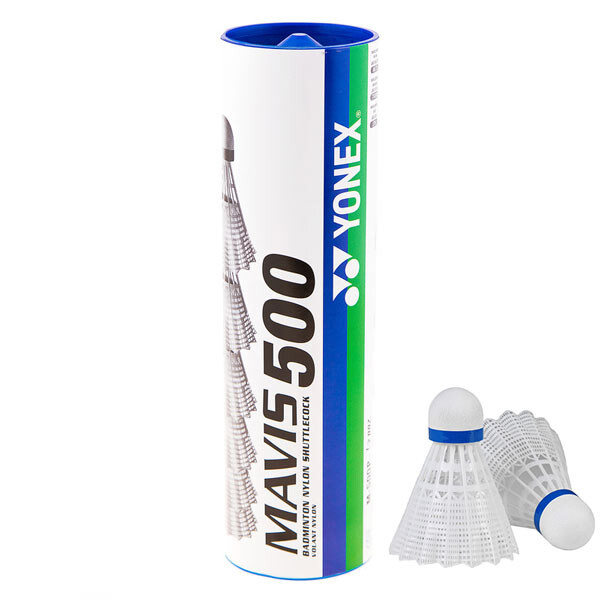Волани Mavis Yonex 500 білий, нейлон, 6шт