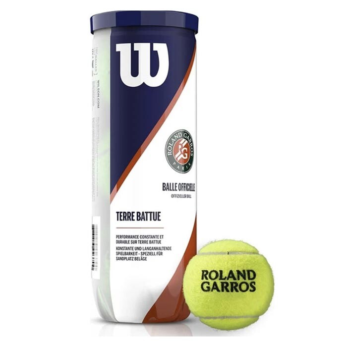 М'яч тенісний Wilson ROLAND GARROS CLAY CT, 3шт.