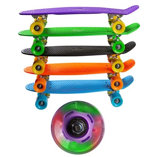Скейт PennyBoard, YB-10-1, колеса, що світяться. Знижка на ящик.