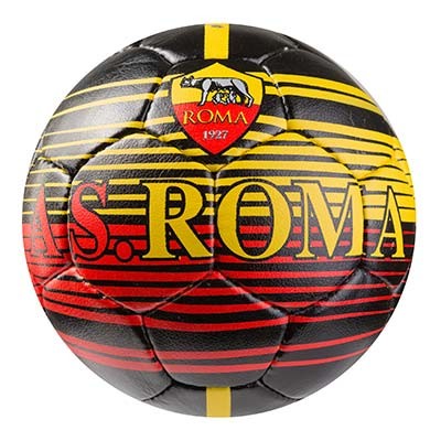 М'яч футбольний Grippy G-14 AC Roma, чорний/жовтий/червоний. Знижка від 50 шт.
