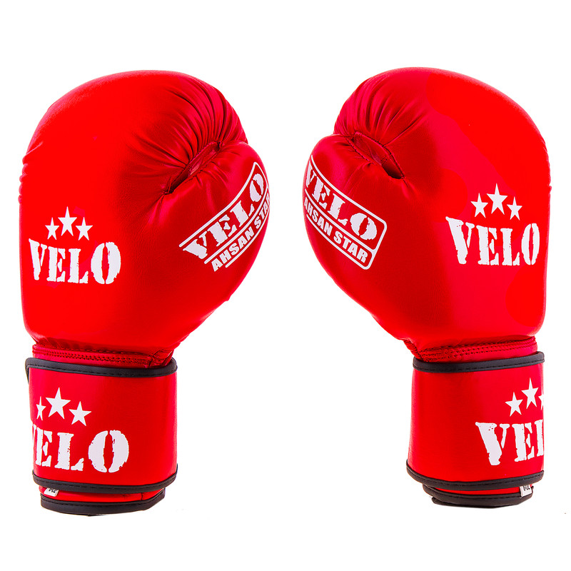 Боксерські рукавички Velo AhsanStarFlex (aiba mod) 8oz,  червоний
