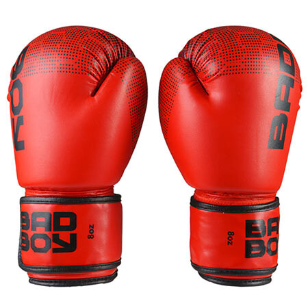 Боксерські рукавички BadBoy "Жираф", DX, 8oz,10oz, 12oz, червоний.