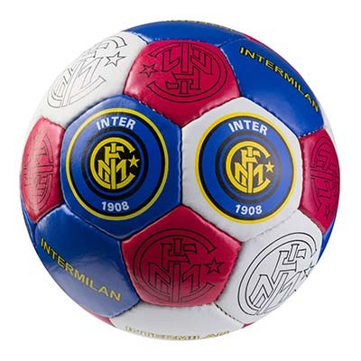 М'яч футбольний Grippy G-14 Inter Milan, червоний/синій/білий. Знижка від 50 шт.