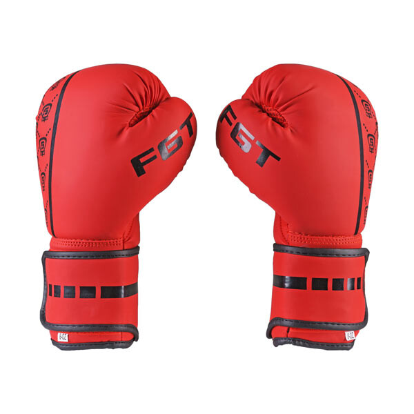 Боксерські рукавички FGT, 3310, 8oz, 10oz, 12oz, 14oz, червоний.