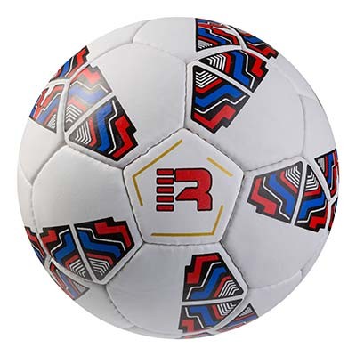 М'яч футбольний Grippy Ronex PRIDE R-201, білий/блакитний. Знижка від 50 шт.