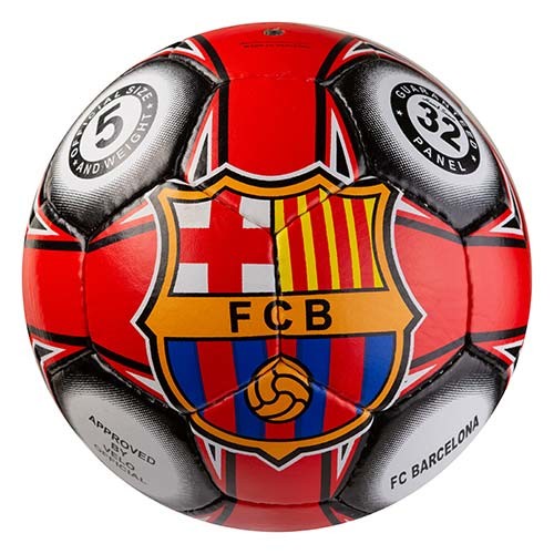 М'яч футбольний Grippy G-14 FC Barca 3, червоний/чорний. Знижка від 50 шт.