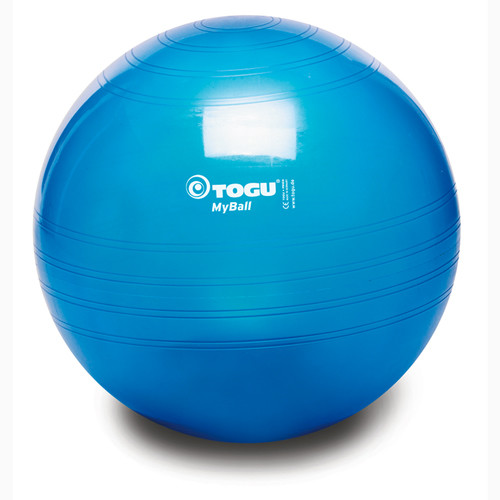 М'яч фітнес TOGU 55 см, MyBall, синій (Blue Transparent).