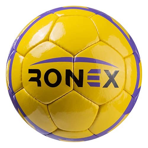 М'яч футбольний DXN(YW) Ronex(HUM), жовтий/бузковий. Розпродаж!