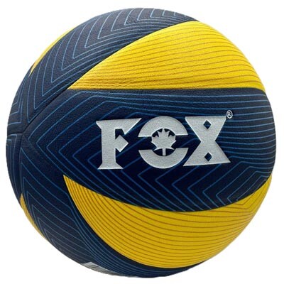 М'яч волейбольний FOX 0427, жовто-синій. Знижка на ящик!