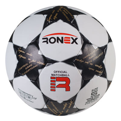 М'яч футбольний Grippy Ronex FN2, чорний. Знижка від 50 шт.