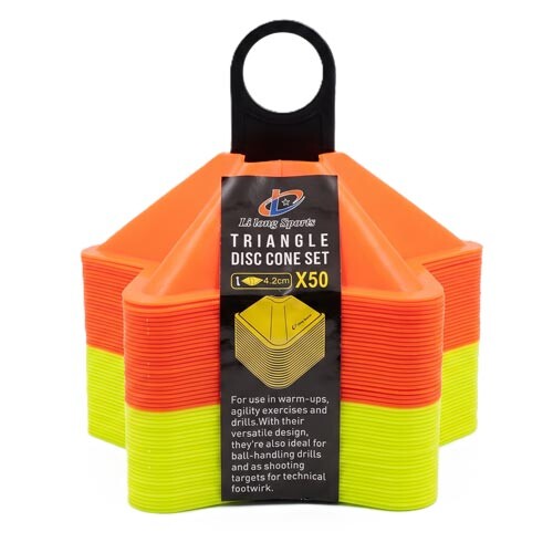 Фішки (конуси) розмічувальні, "зірка" набір 50шт, у чохлі.