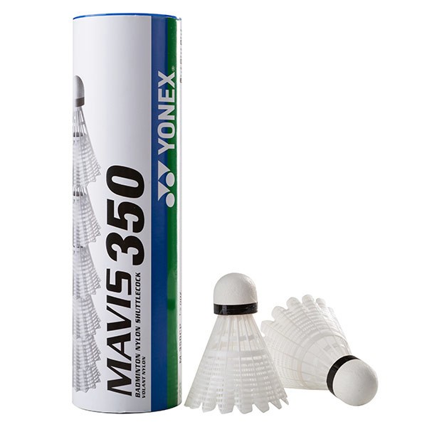 Волани Mavis Yonex 350, білий, нейлон, 6шт