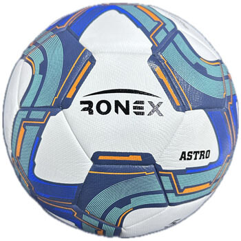 М'яч футбольний гібридний Ronex Astro, синій. Знижки.